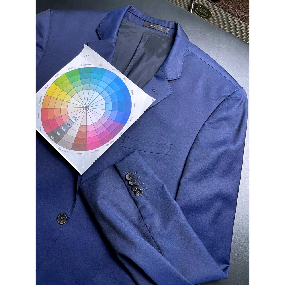 Hugo Boss Trabaldo Togna 42R Navy Blue Super 120 Hugo6 Blazer SUPER SALE
